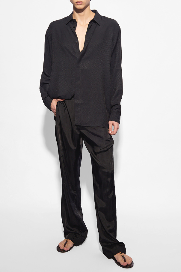 Midi Poplin Shirred Dress - SchaferandweinerShops Myanmar